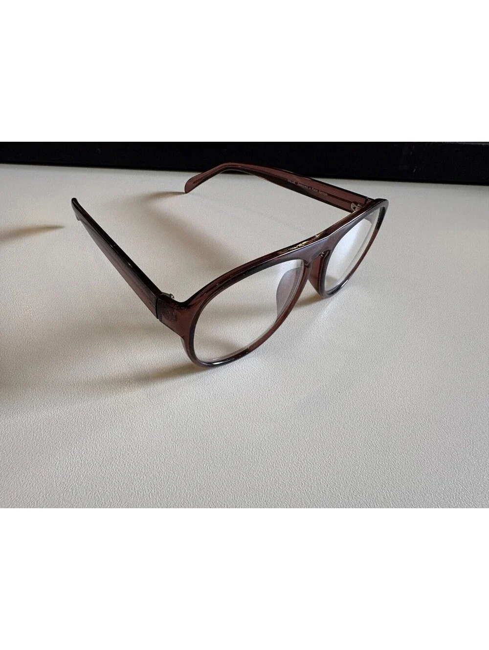 Vera Cruz VC-M08 Translucent Black Eyeglass Frames Only Palm Springs Aviator 55